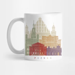 Poznan skyline poster Mug